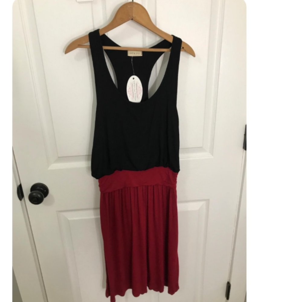 Black and red dress